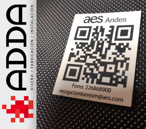 Materiales de Letreros | Letreros para Ascensores. qr adda